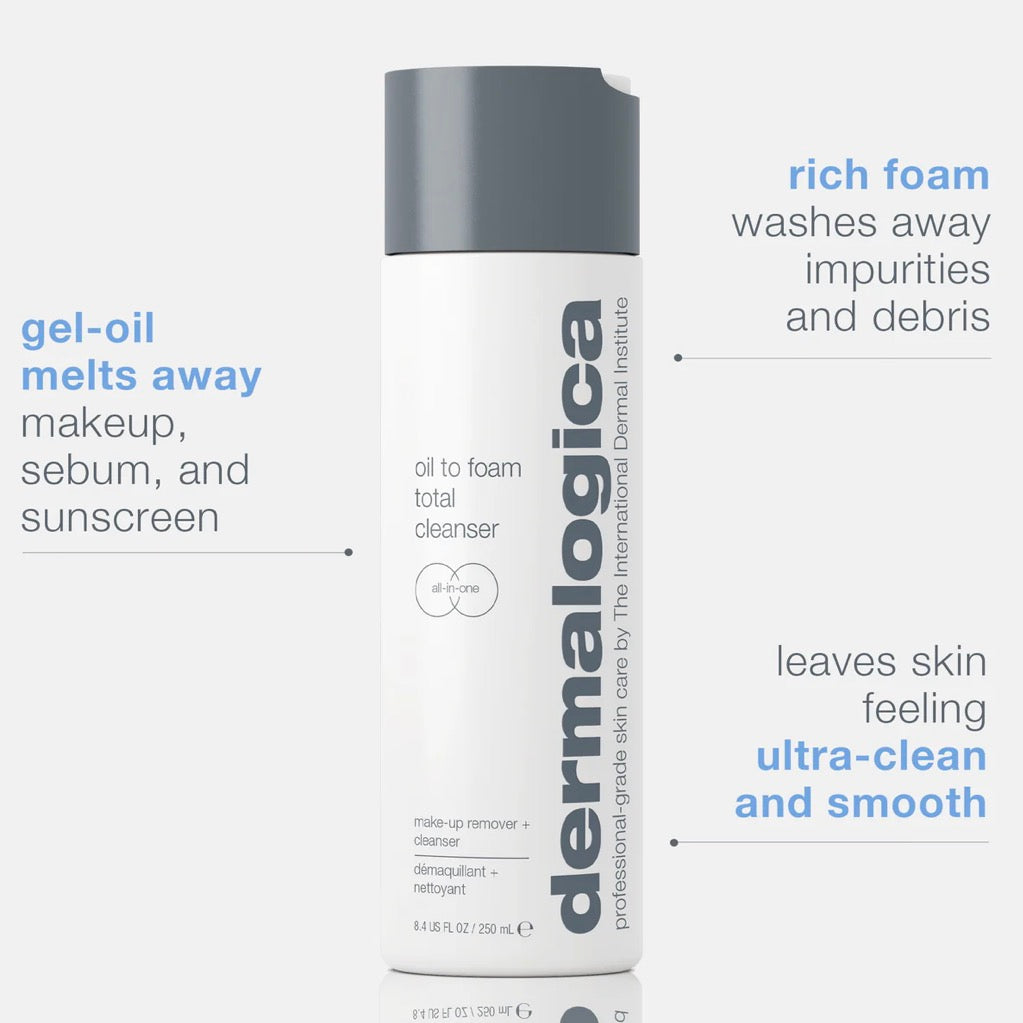oil to foam total cleanser