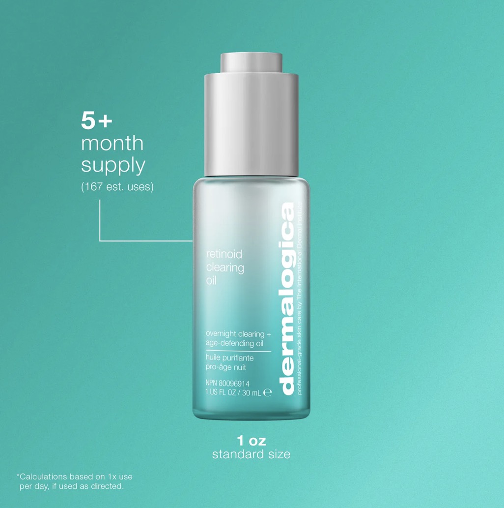 retinoid acne clearing oil